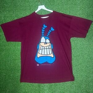 Vintage 1996 The Tick Fox T-Shirt Murina Made in USA Men's Size XL 90s Promo